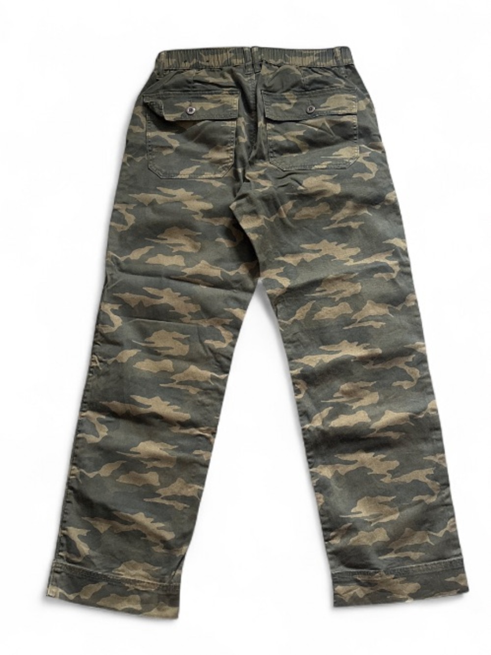 American Eagle AE Ex-boyfriend Camo Casual Pants Green Utility Women’s Sz Small - Picture 5 of 8